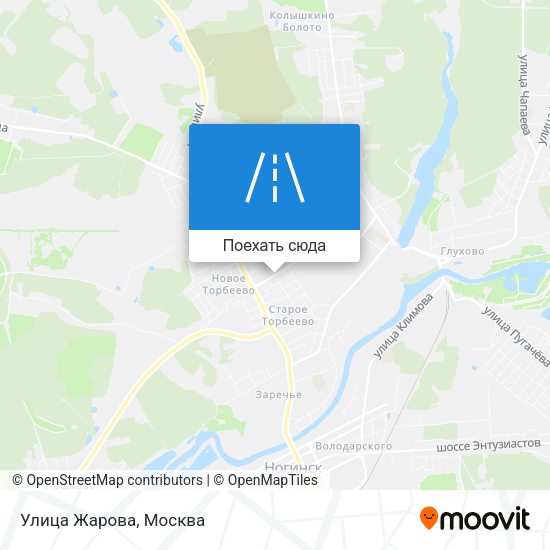 Карта Улица Жарова