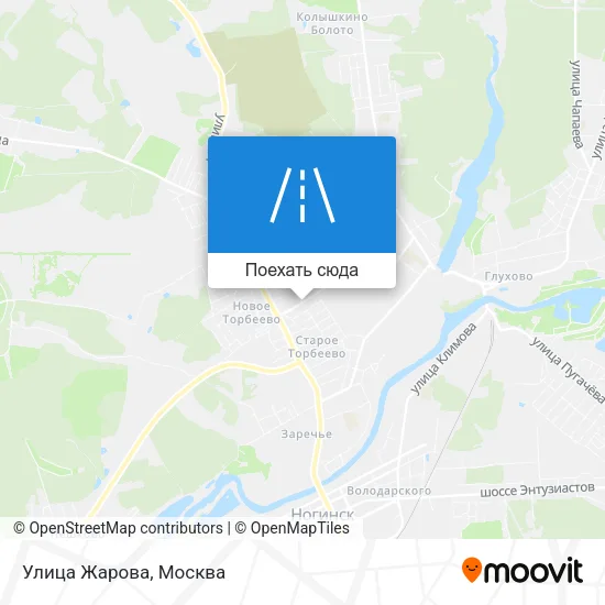 Карта Улица Жарова