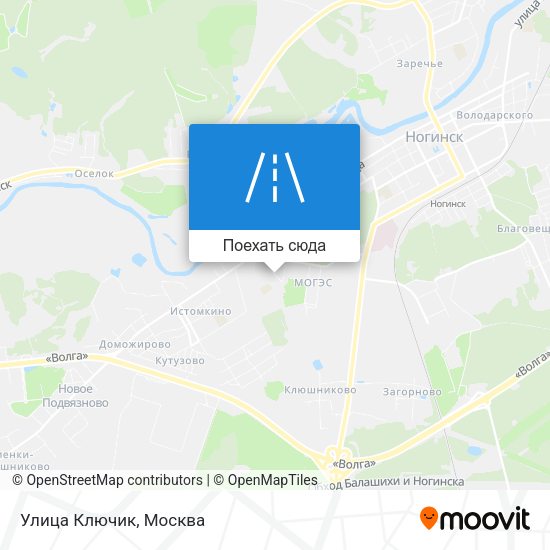 Карта Улица Ключик