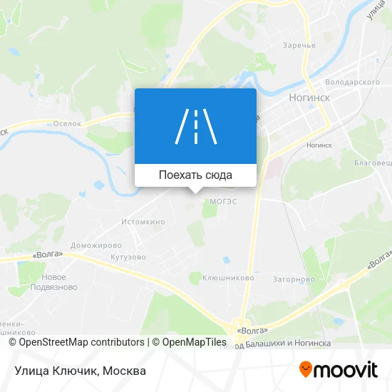 Карта Улица Ключик