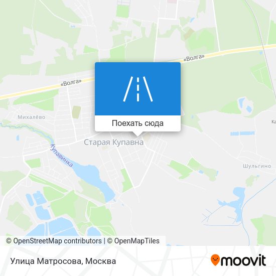 Карта Улица Матросова