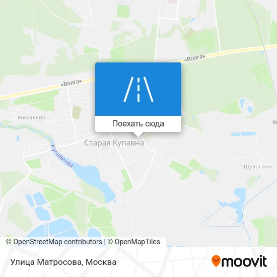 Карта Улица Матросова