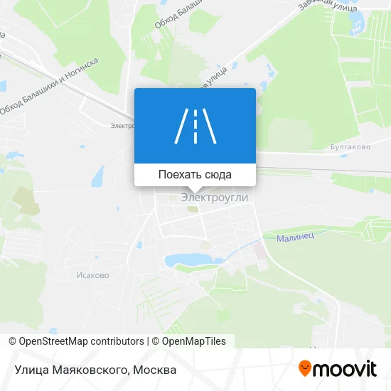 Карта Улица Маяковского
