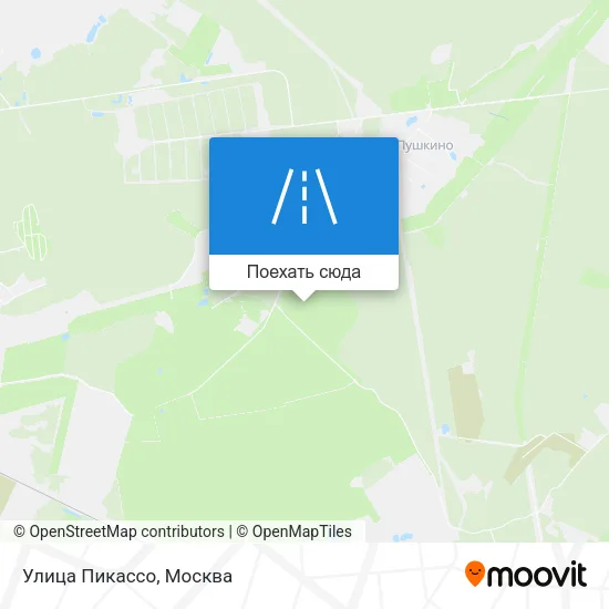 Карта Улица Пикассо