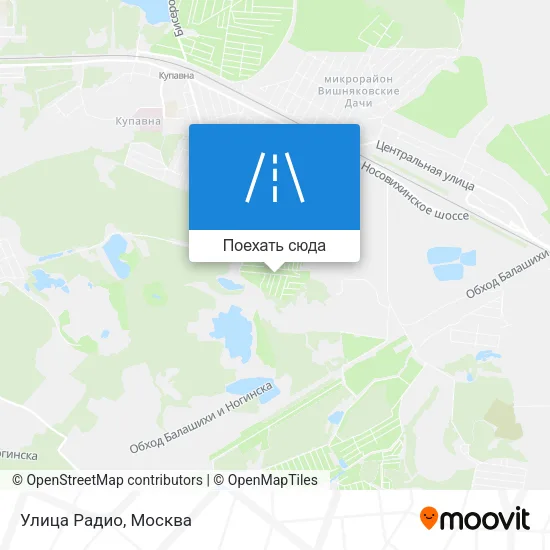 Карта Улица Радио