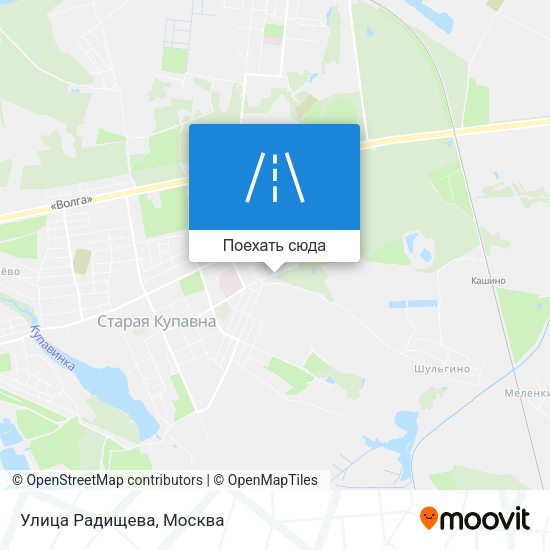 Карта Улица Радищева