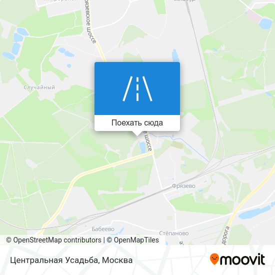 Карта Центральная Усадьба