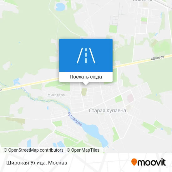 Карта Широкая Улица