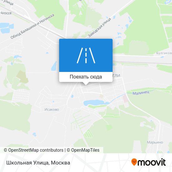 Карта Школьная Улица