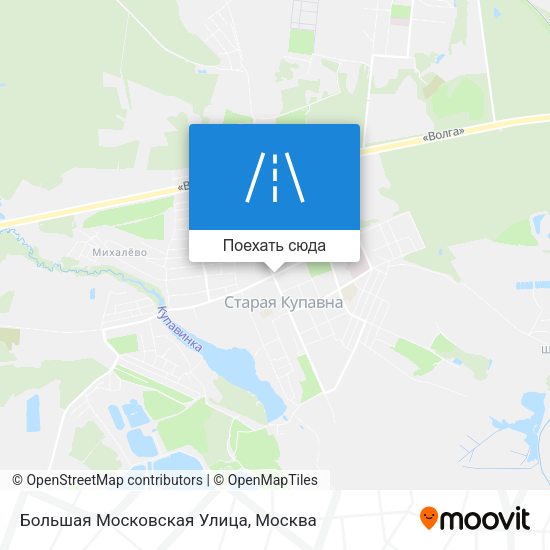 Карта Большая Московская Улица