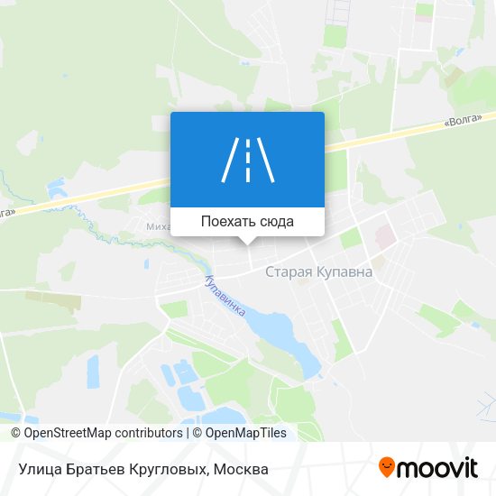 Карта Улица Братьев Кругловых