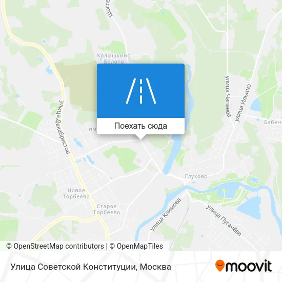 Карта Улица Советской Конституции