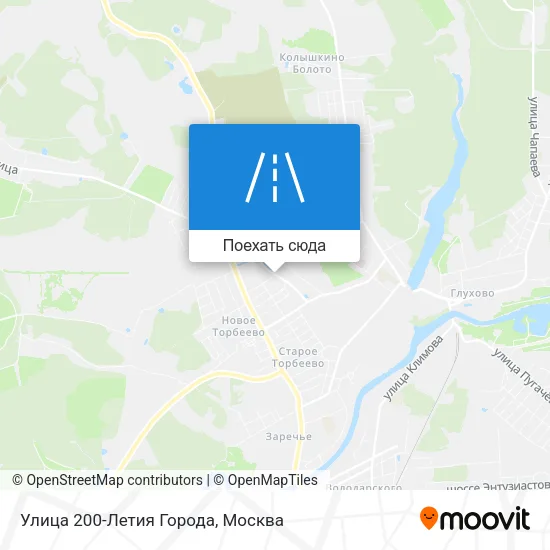 Карта Улица 200-Летия Города