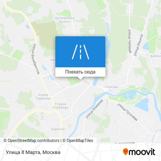 Карта Улица 8 Марта