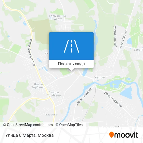 Карта Улица 8 Марта