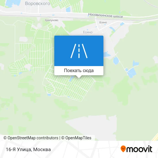 Карта 16-Я Улица