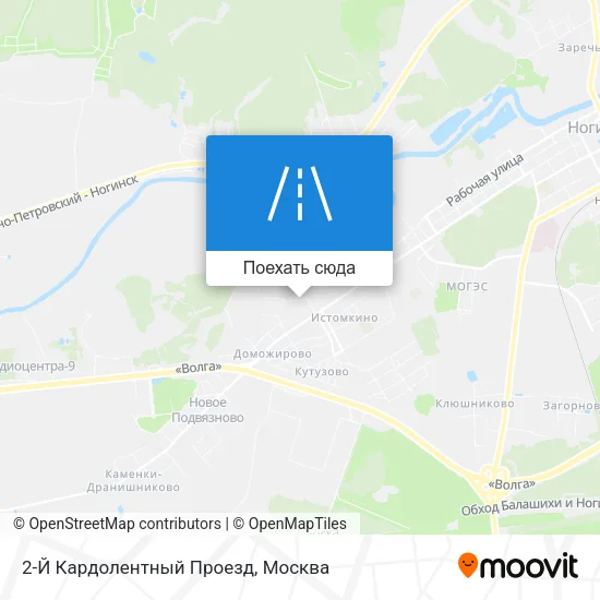 Карта 2-Й Кардолентный Проезд