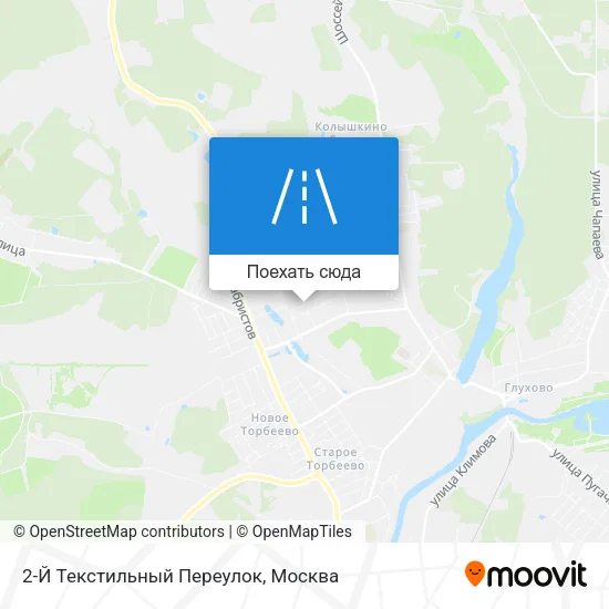 Карта 2-Й Текстильный Переулок