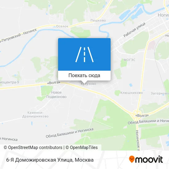 Карта 6-Я Доможировская Улица