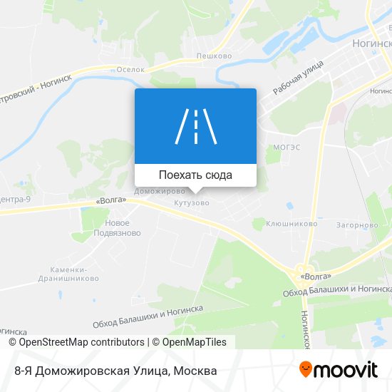 Карта 8-Я Доможировская Улица