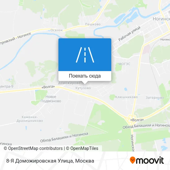 Карта 8-Я Доможировская Улица