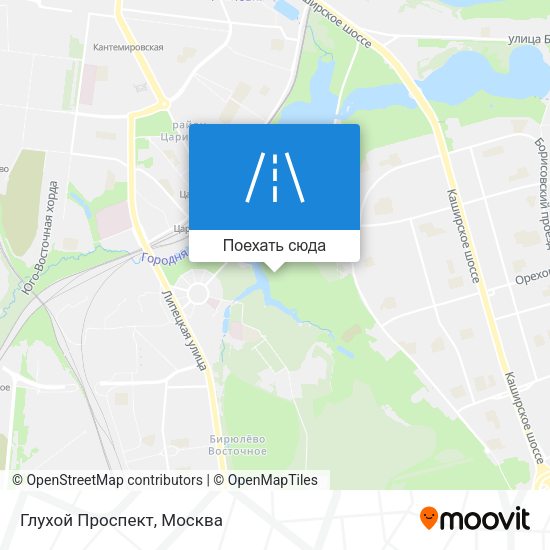 Карта Глухой Проспект