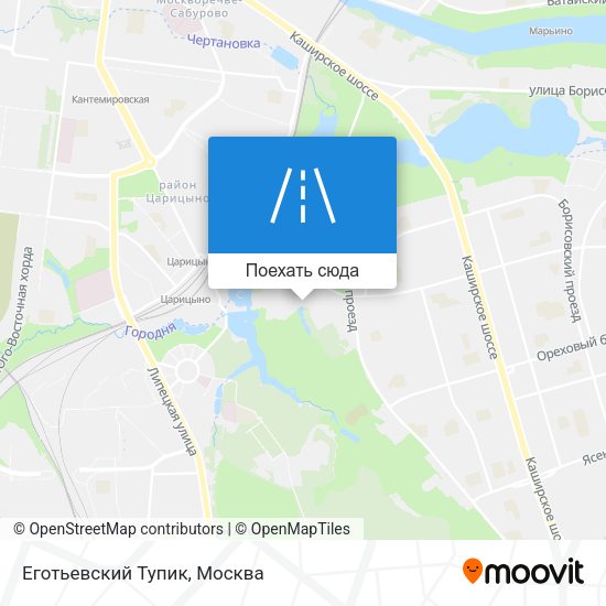 Карта Еготьевский Тупик