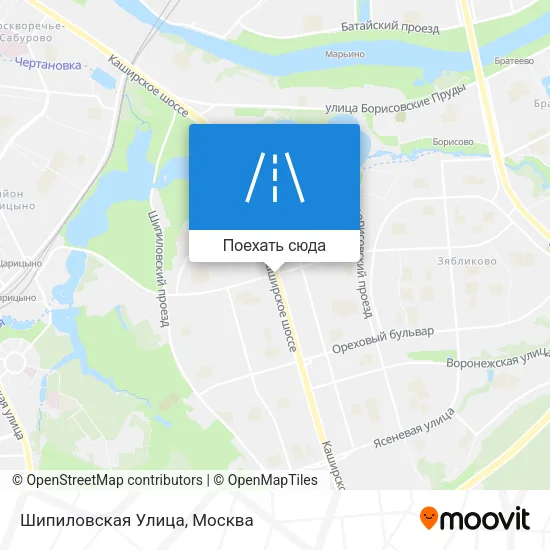Карта Шипиловская Улица