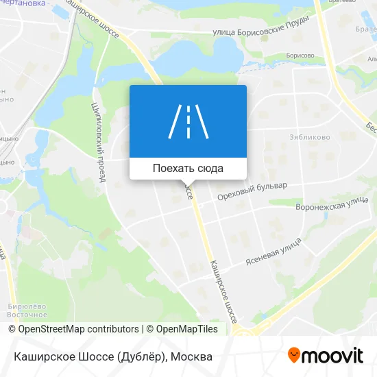 Карта Каширское Шоссе (Дублёр)