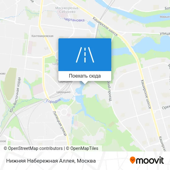 Карта Нижняя Набережная Аллея