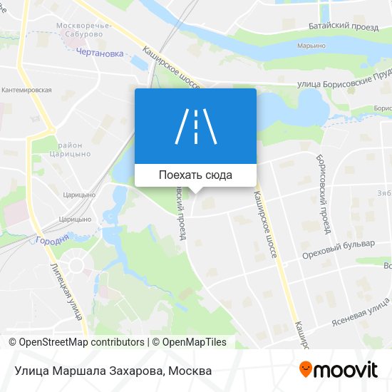 Карта Улица Маршала Захарова