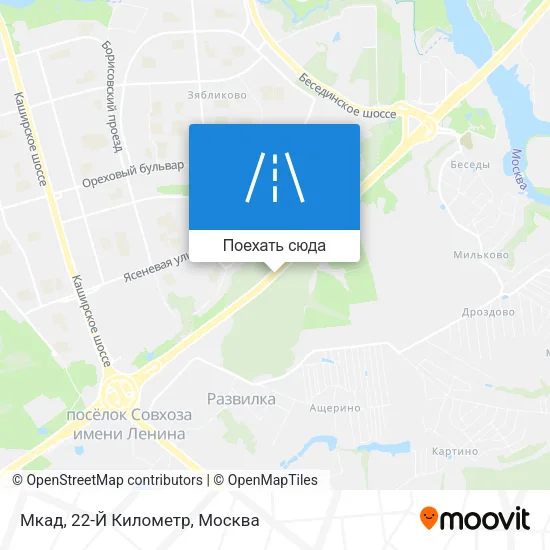 Карта Мкад, 22-Й Километр