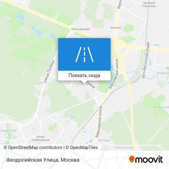 Карта Феодосийская Улица