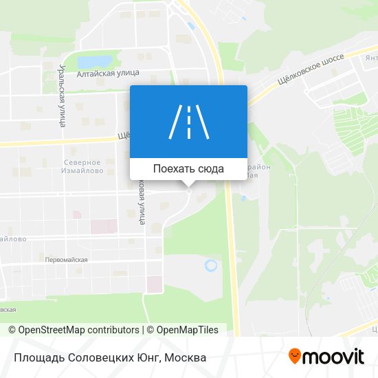 Карта Площадь Соловецких Юнг