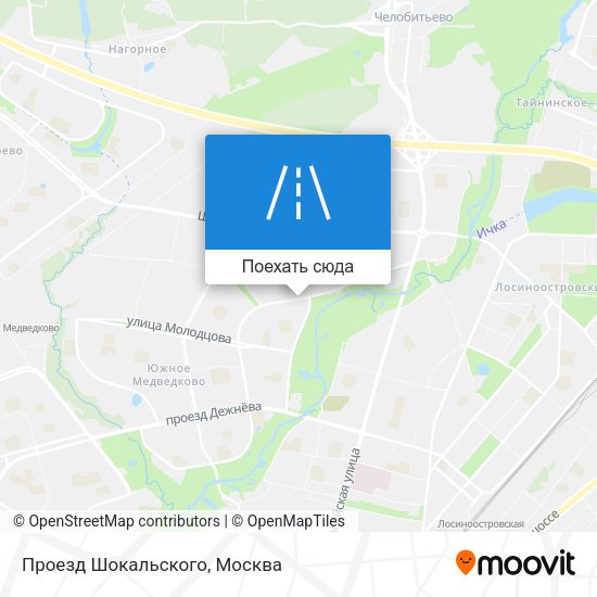 Карта Проезд Шокальского
