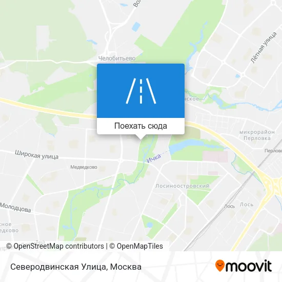 Карта Северодвинская Улица