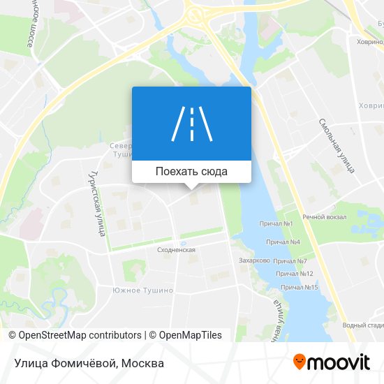 Карта Улица Фомичёвой