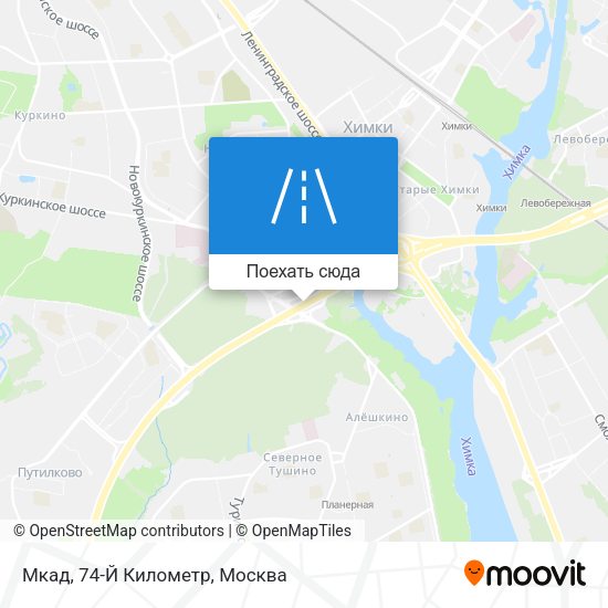 36 км мкад на карте