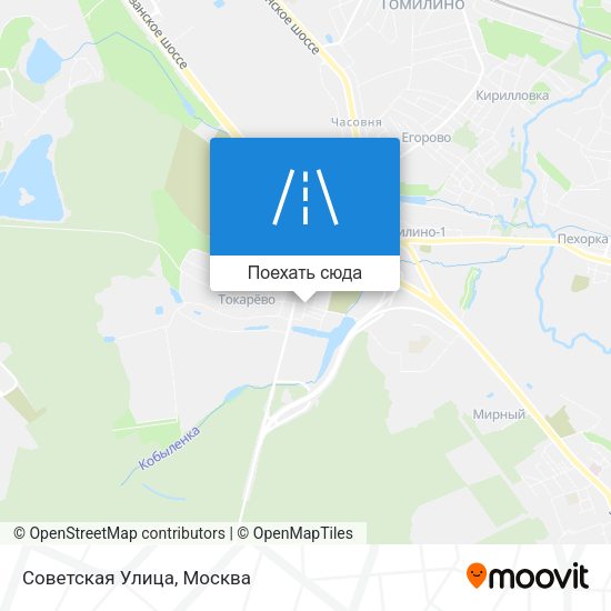 Карта Советская Улица