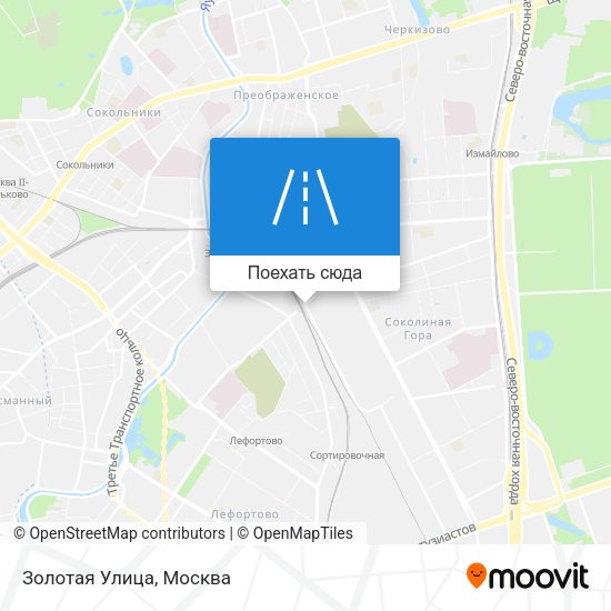 Карта Золотая Улица