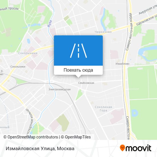 Карта Измайловская Улица