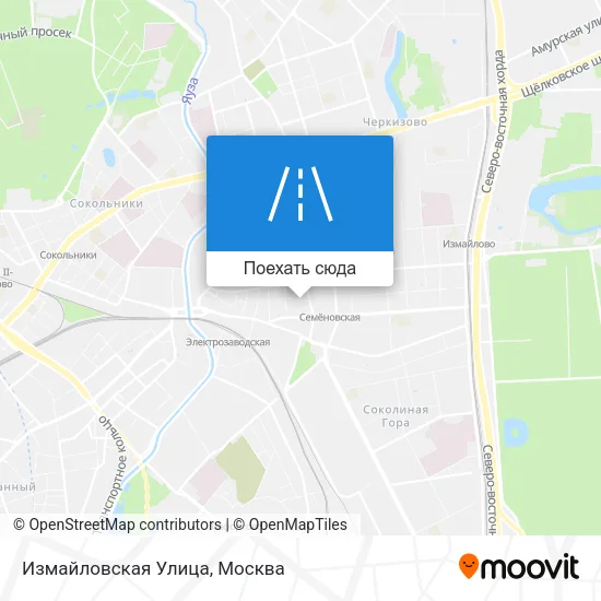 Карта Измайловская Улица