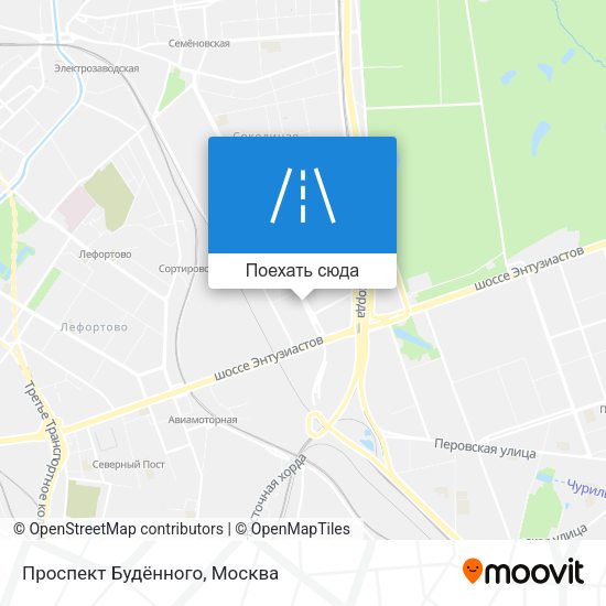 Карта Проспект Будённого