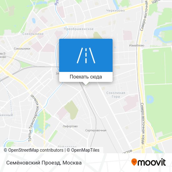 Карта Семёновский Проезд