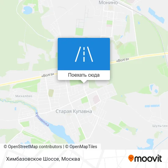 Карта Химбазовское Шоссе