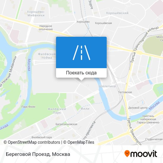 Карта Береговой Проезд