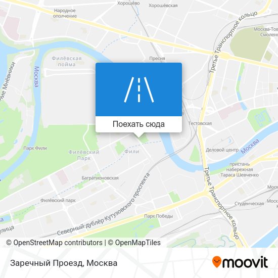 Карта Заречный Проезд