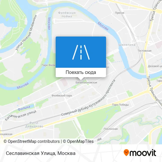 Карта Сеславинская Улица