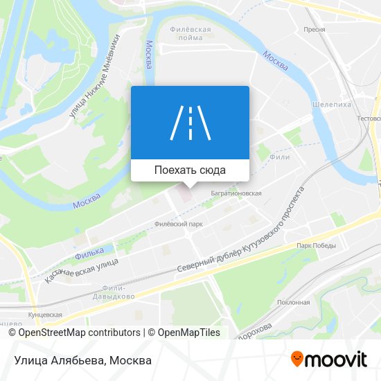 Карта Улица Алябьева