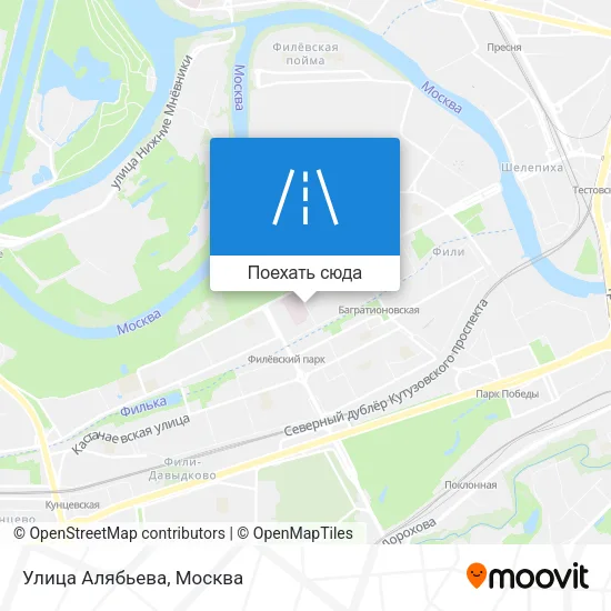 Карта Улица Алябьева